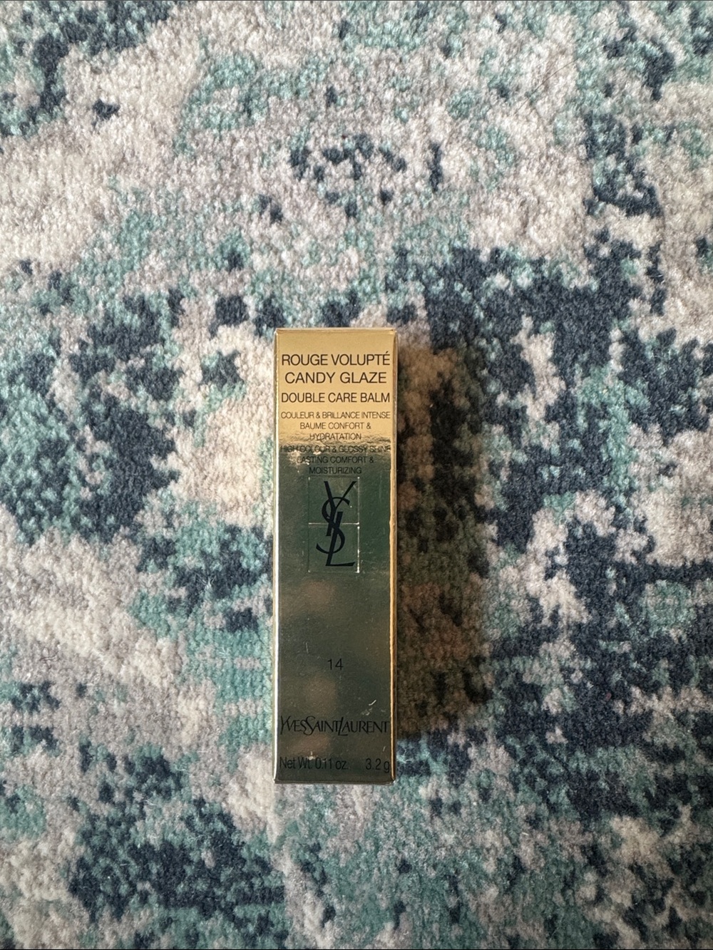 YSL Candy Glaze Double Care Balm in the shade 14 Scenic Brown